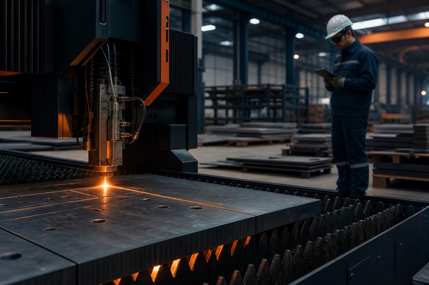 Gia công cắt thép chính xác theo bản vẽ