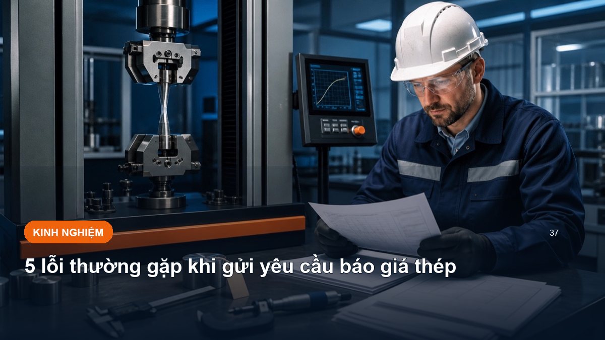 5 lỗi thường gặp khi gửi yêu cầu báo giá thép