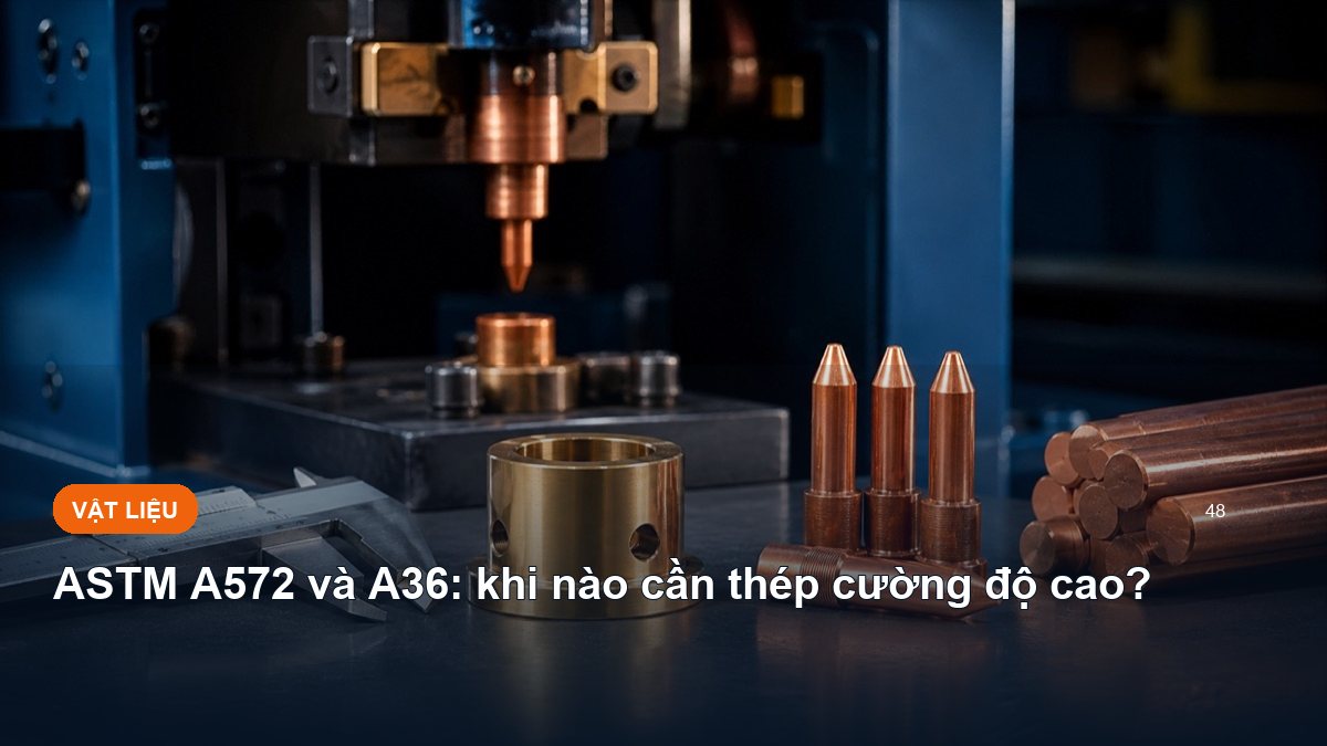 ASTM A572 và A36: khi nào cần thép cường độ cao?
