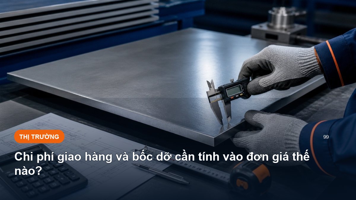 Chi phí giao hàng và bốc dỡ cần tính vào đơn giá thế nào?