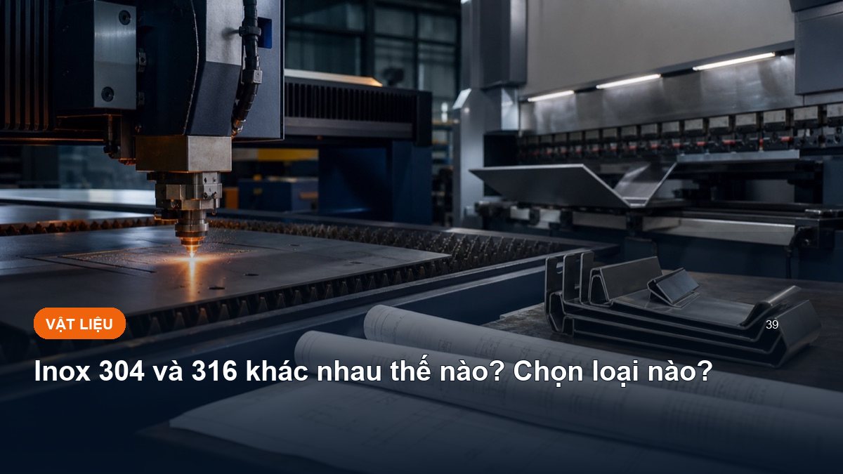 Inox 304 và 316 khác nhau thế nào? Chọn loại nào?