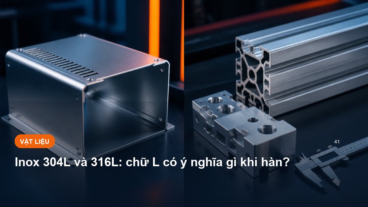 Inox 304L và 316L: chữ L có ý nghĩa gì khi hàn?