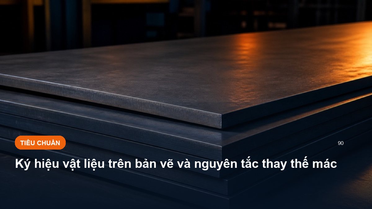 Ký hiệu vật liệu trên bản vẽ và nguyên tắc thay thế mác
