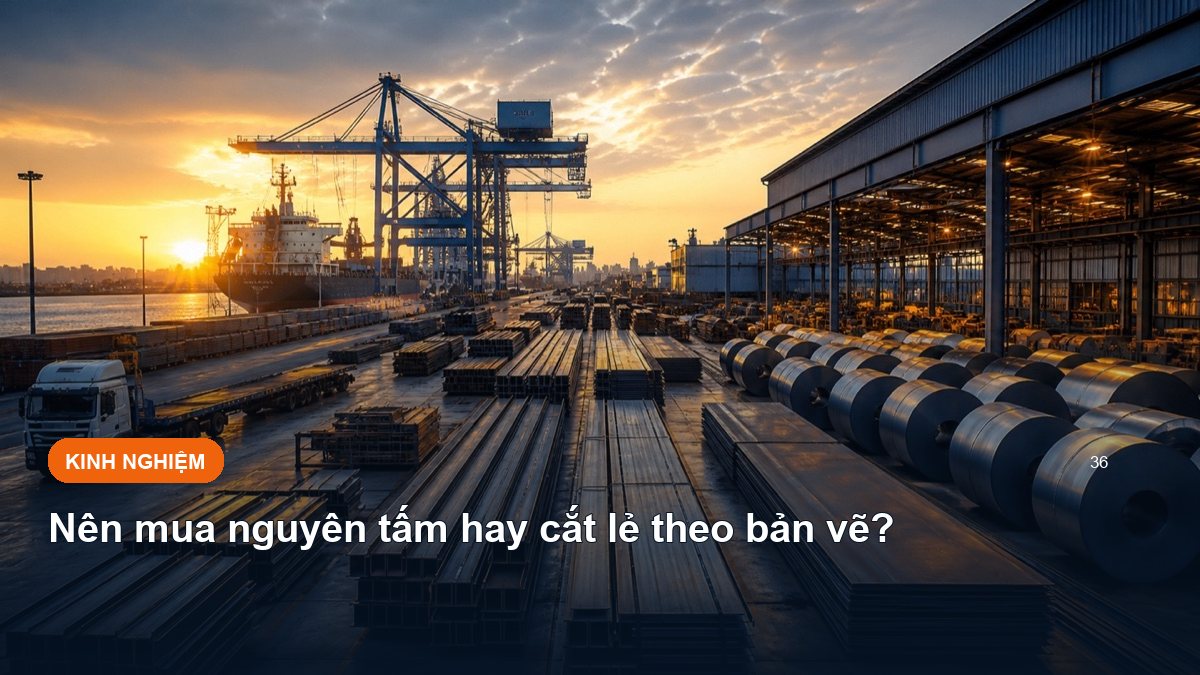 Nên mua nguyên tấm hay cắt lẻ theo bản vẽ?