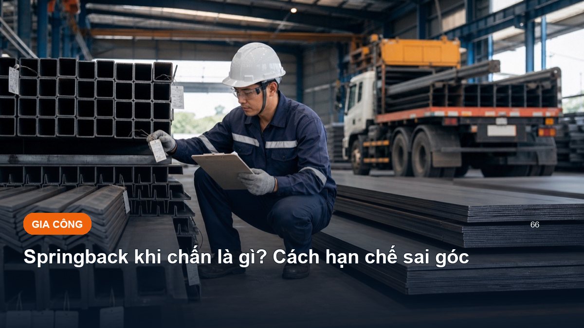 Springback khi chấn là gì? Cách hạn chế sai góc
