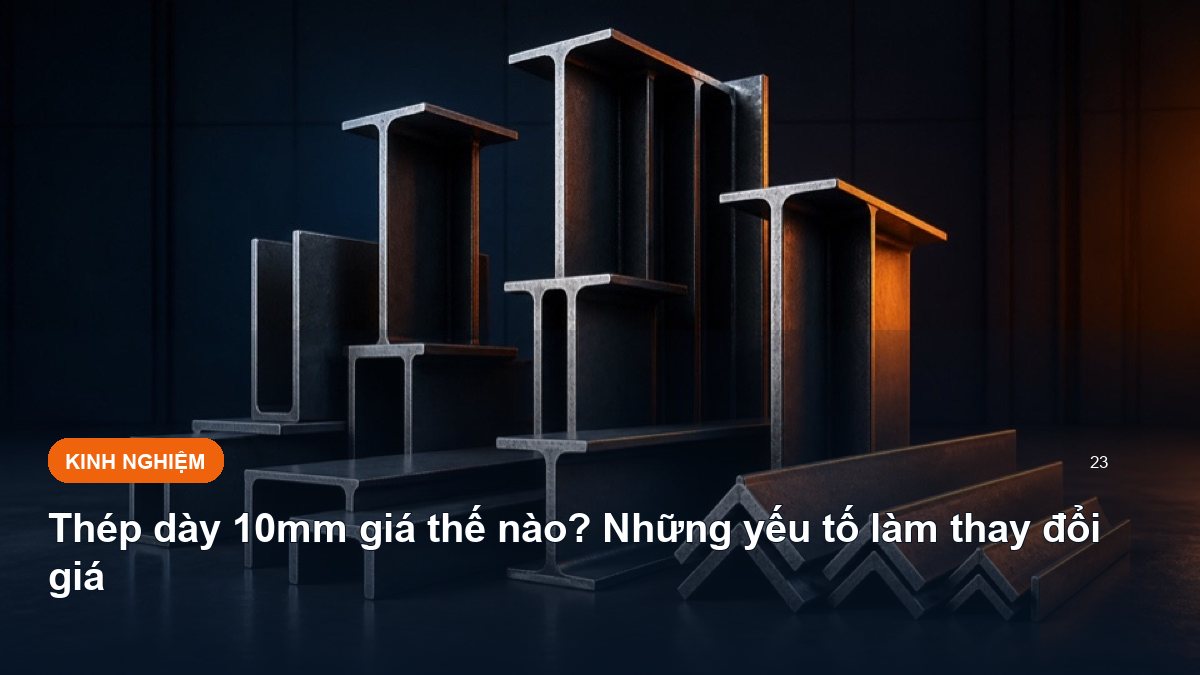 Thép dày 10mm giá thế nào? Những yếu tố làm thay đổi giá
